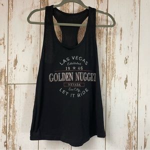 Las Vegas, Golden Nugget. Racerback Tank Top. Similar to size Medium/Large.